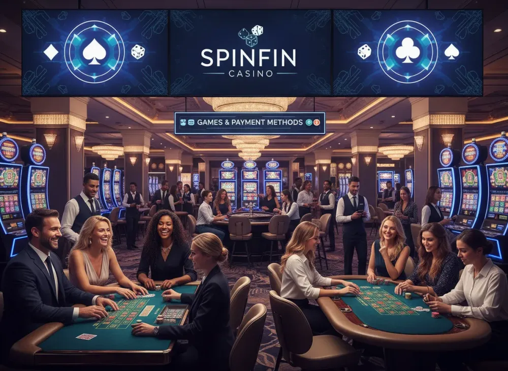 Spinfin casino review - Games and Payment Methods