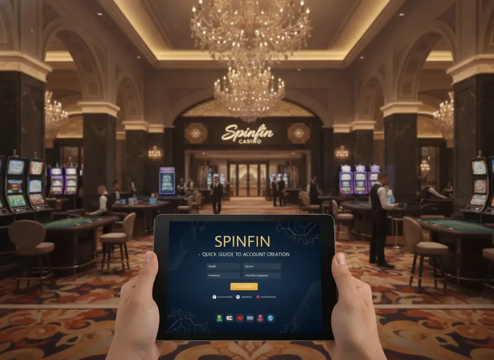 Spinfin register - Quick Guide to Account Creation