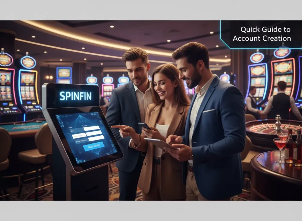Spinfin register - Quick Guide to Account Creation